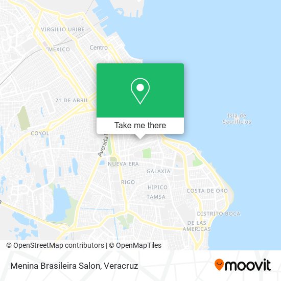 Menina Brasileira Salon map