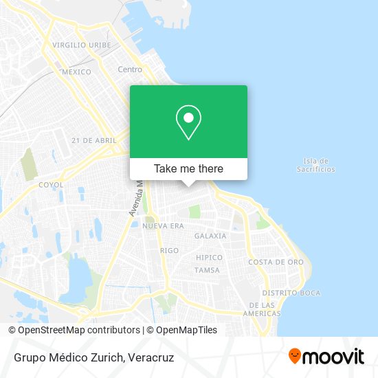Grupo Médico Zurich map