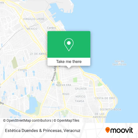 Mapa de Estética Duendes & Princesas
