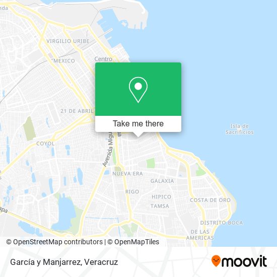 García y Manjarrez map