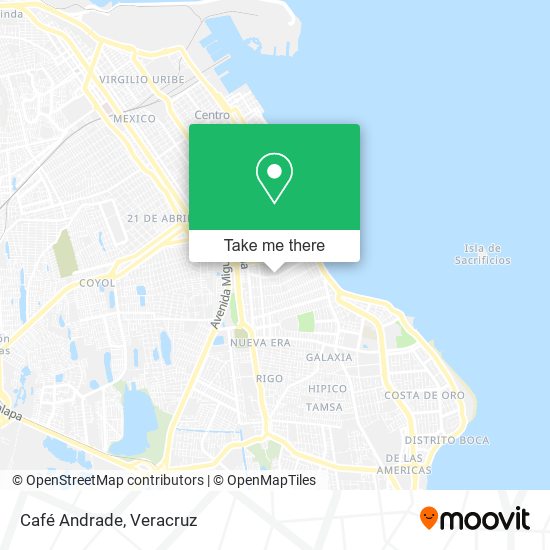 Mapa de Café Andrade