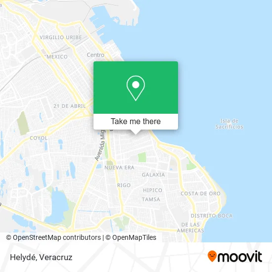 Helydé map