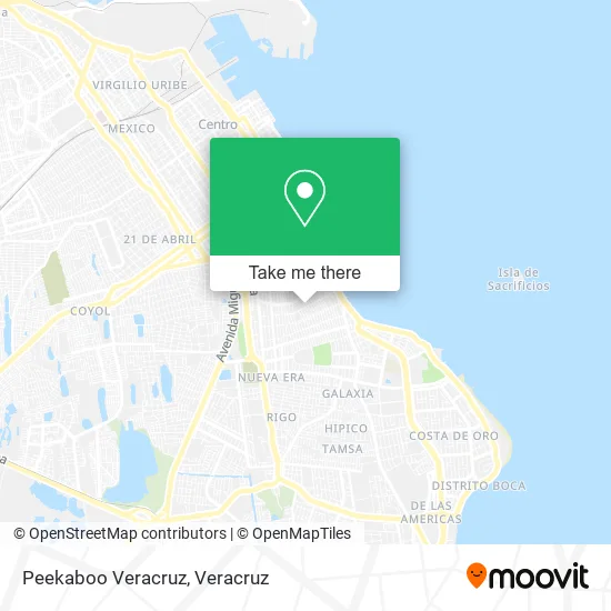 Peekaboo Veracruz map