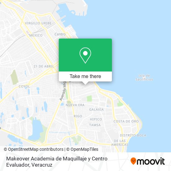 Mapa de Makeover Academia de Maquillaje y Centro Evaluador