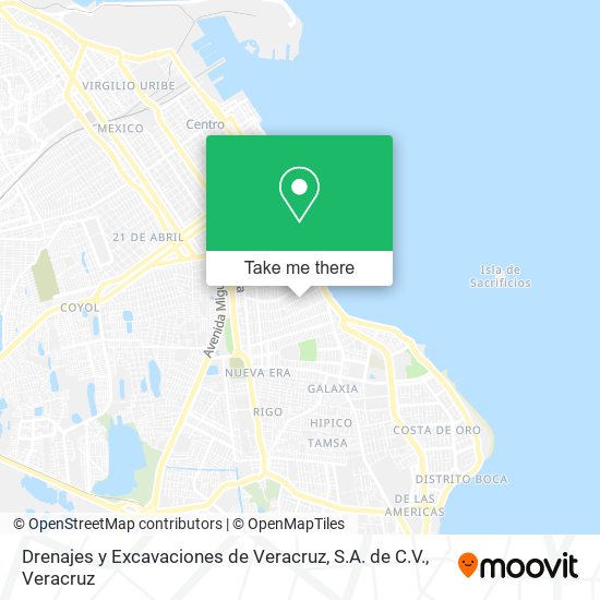 Drenajes y Excavaciones de Veracruz, S.A. de C.V. map