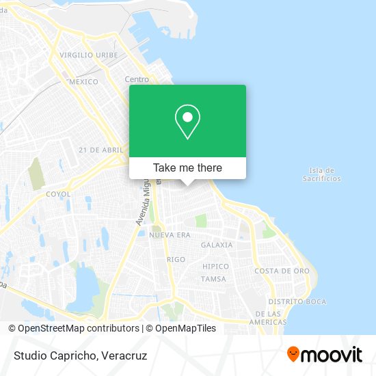 Mapa de Studio Capricho
