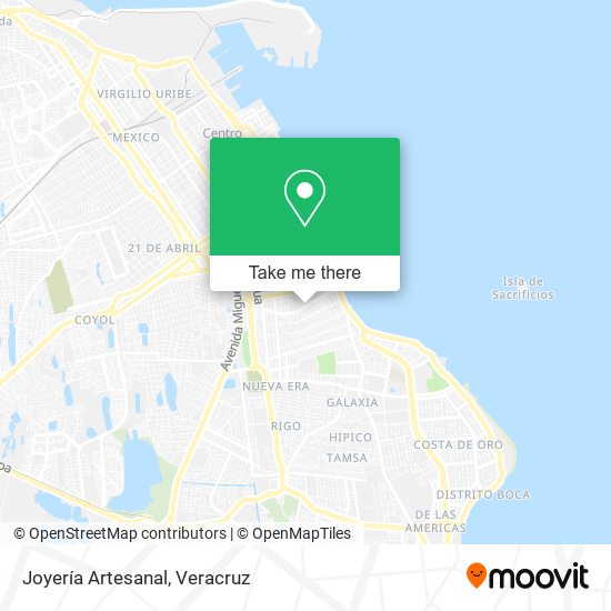 Joyería Artesanal map