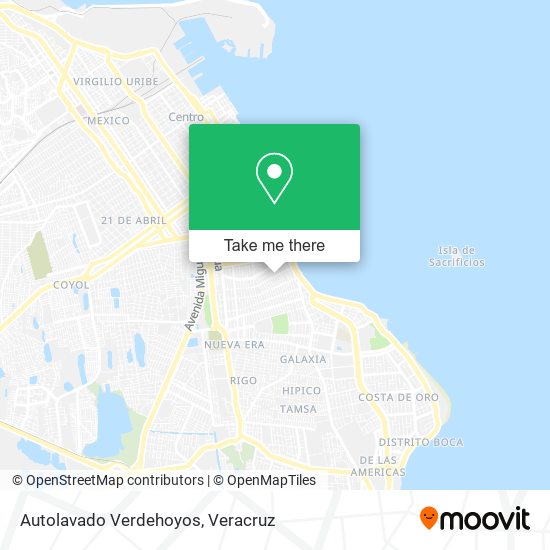 Autolavado Verdehoyos map