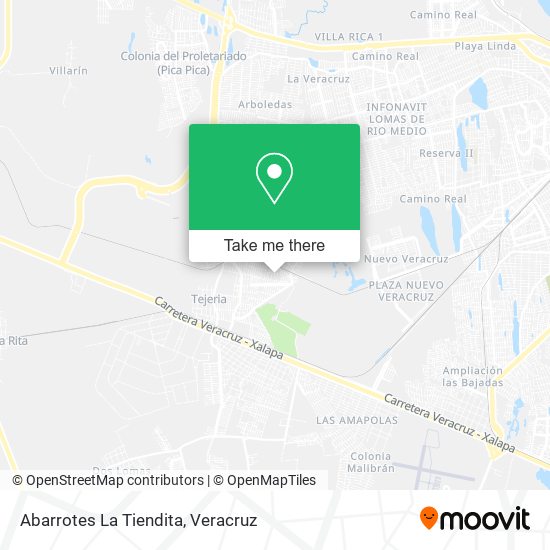 Abarrotes La Tiendita map