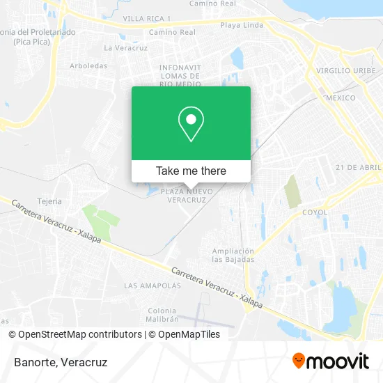 Mapa de Banorte