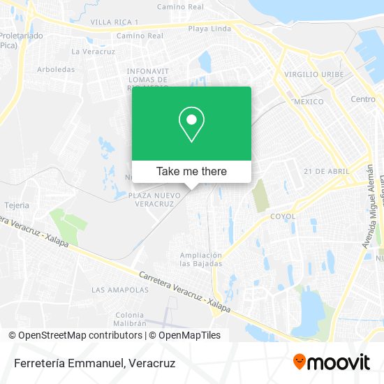 Ferretería Emmanuel map