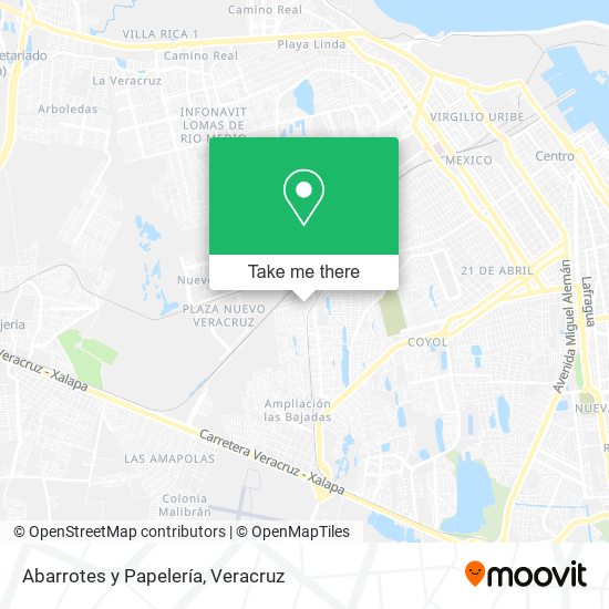 Abarrotes y Papelería map
