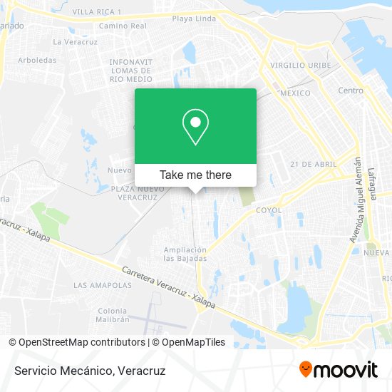 Servicio Mecánico map