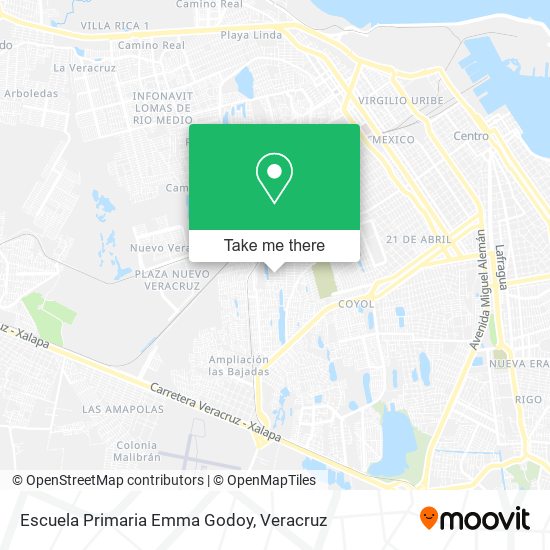 Escuela Primaria Emma Godoy map