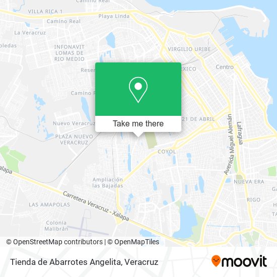 Mapa de Tienda de Abarrotes Angelita