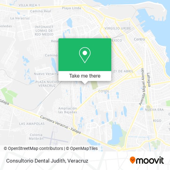 Consultorio Dental Judith map