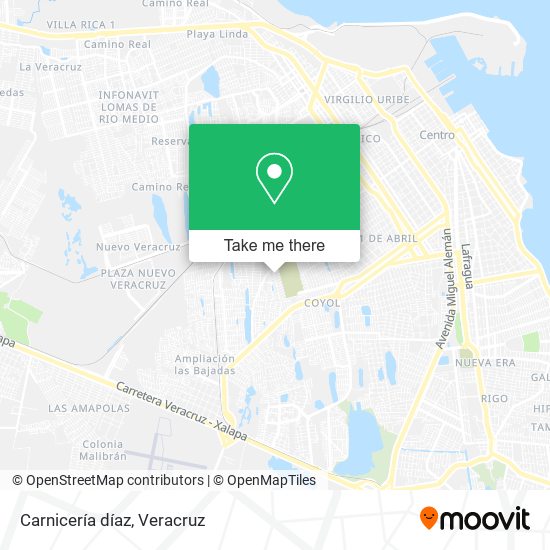 Carnicería díaz map
