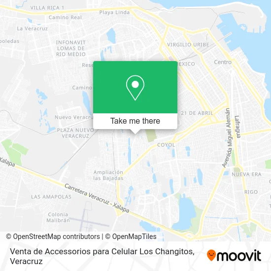 Venta de Accessorios para Celular Los Changitos map