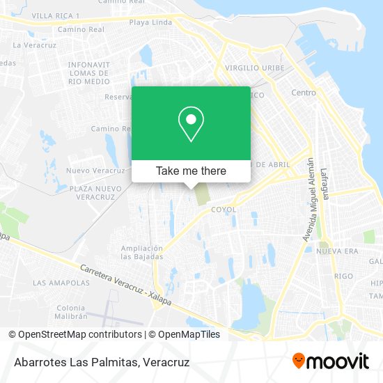 Abarrotes Las Palmitas map