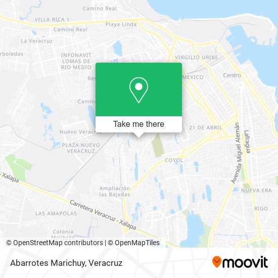 Mapa de Abarrotes Marichuy