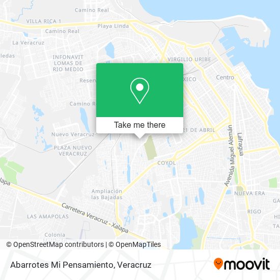 Abarrotes Mi Pensamiento map