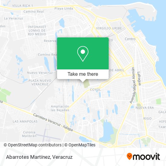 Mapa de Abarrotes Martínez