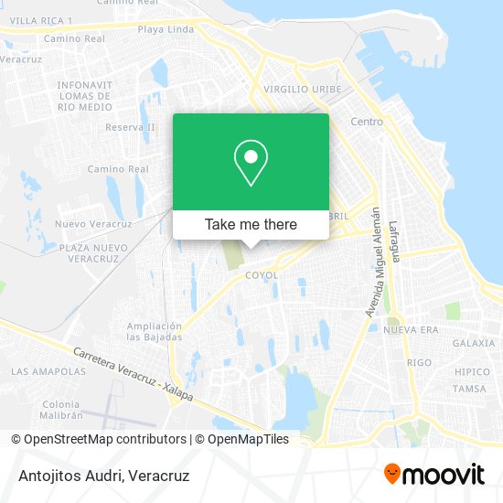 Mapa de Antojitos Audri