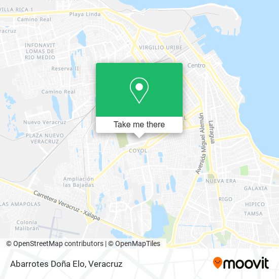 Abarrotes Doña Elo map