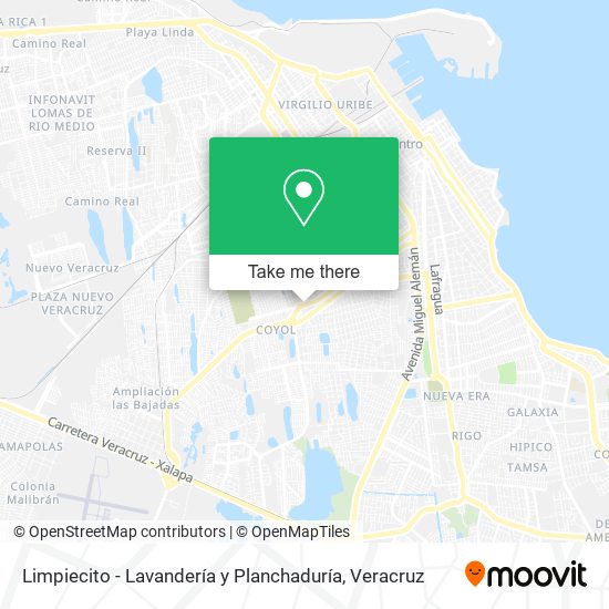 Limpiecito - Lavandería y Planchaduría map