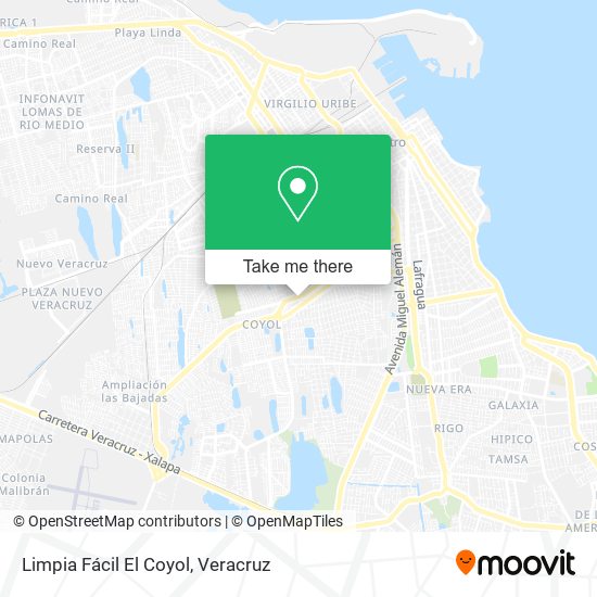 Limpia Fácil El Coyol map