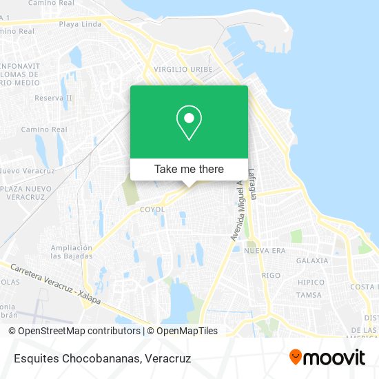 Esquites Chocobananas map