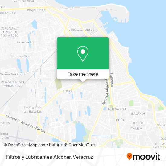 Mapa de Filtros y Lubricantes Alcocer