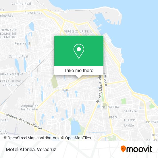 Motel Atenea map