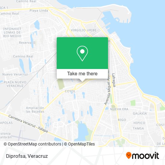 Mapa de Diprofsa