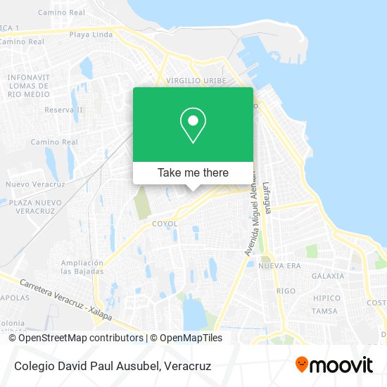 Colegio David Paul Ausubel map