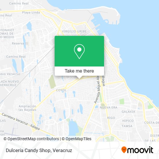 Mapa de Dulcería Candy Shop