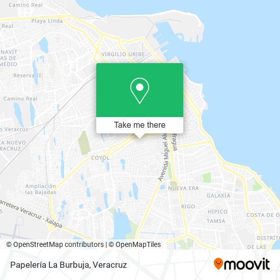 Mapa de Papelería La Burbuja