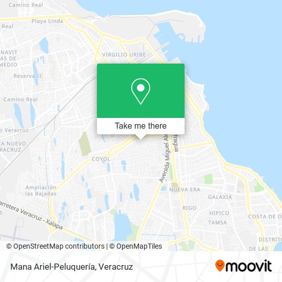 Mana Ariel-Peluquería map