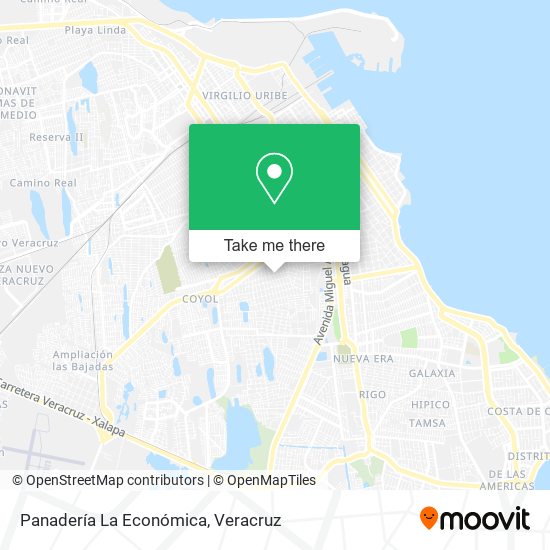 Mapa de Panadería La Económica