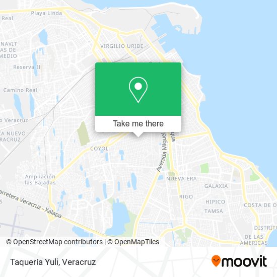 Mapa de Taquería Yuli