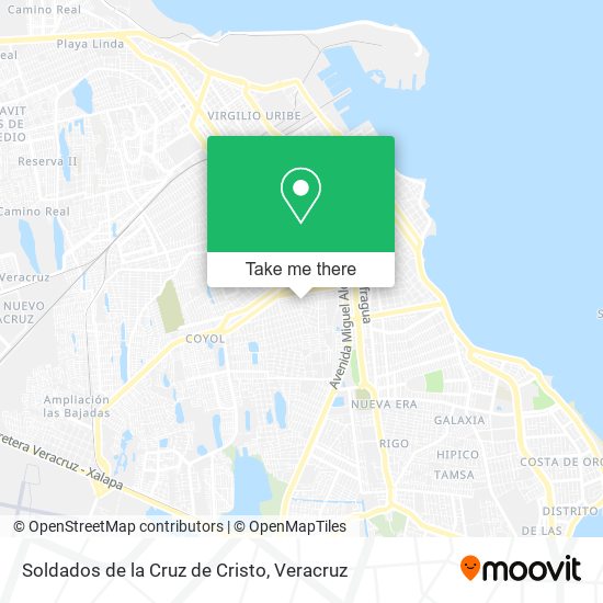 Soldados de la Cruz de Cristo map
