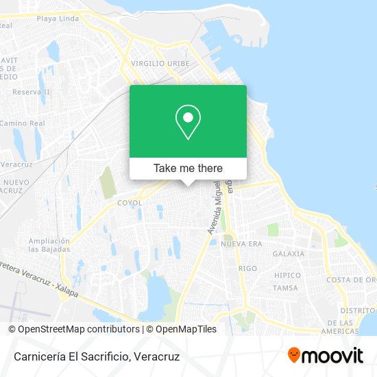 Mapa de Carnicería El Sacrificio