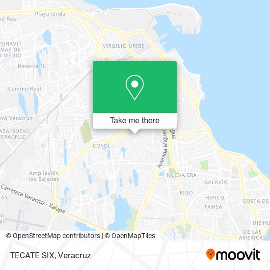 Mapa de TECATE SIX