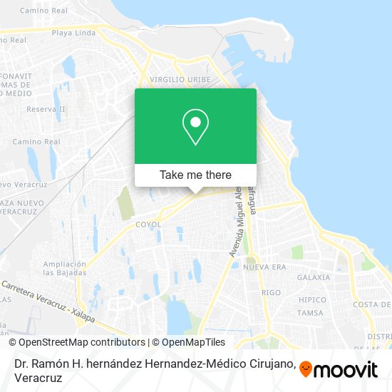 Mapa de Dr. Ramón H. hernández Hernandez-Médico Cirujano