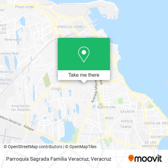Mapa de Parroquia Sagrada Familia Veracruz