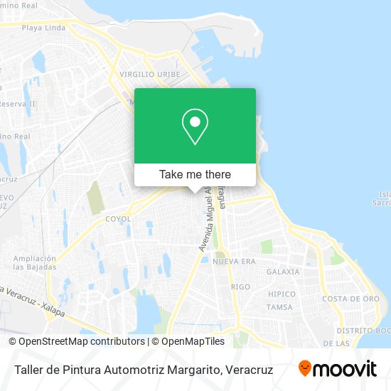Taller de Pintura Automotriz Margarito map