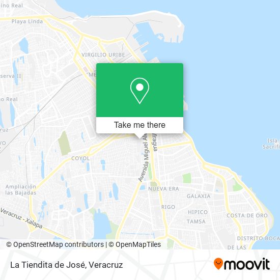 Mapa de La Tiendita de José