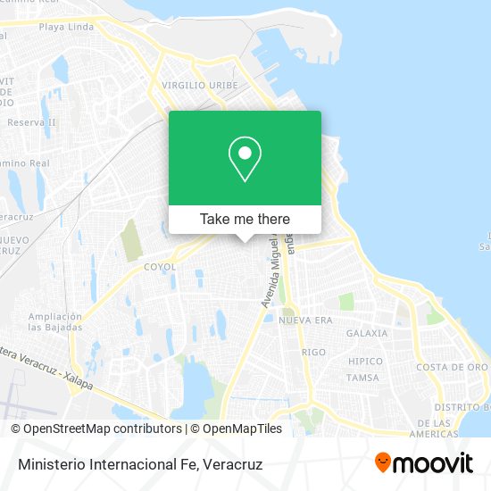 Mapa de Ministerio Internacional Fe