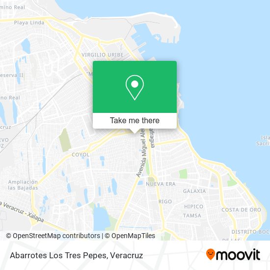 Abarrotes Los Tres Pepes map