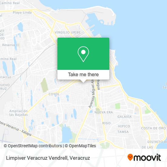 Mapa de Limpiver Veracruz Vendrell